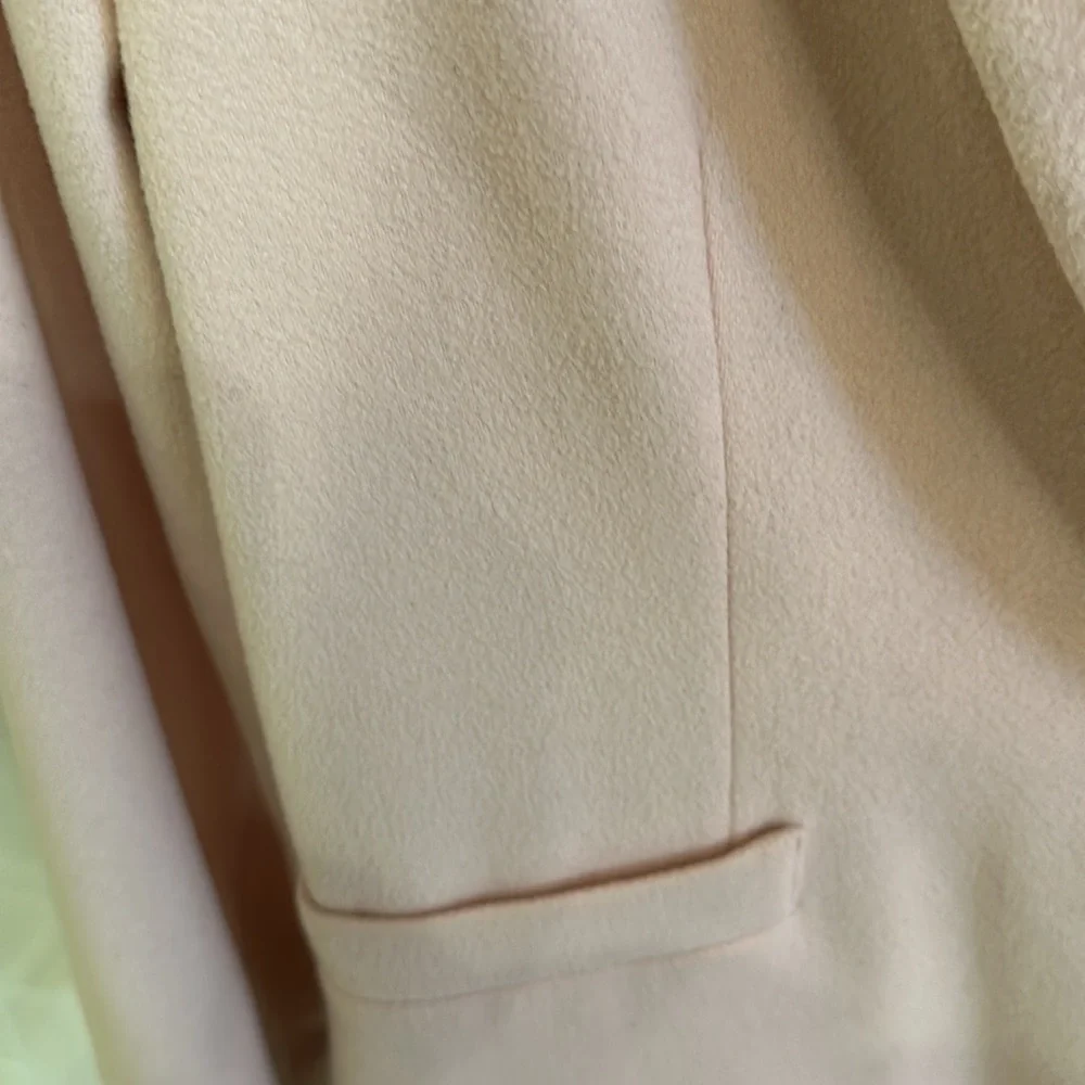 Louden Made in Canada Pink Wool & Cashmere jacket One button front Size 12 - Picture 4 of 10